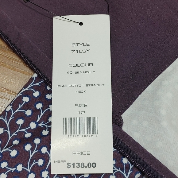 French Connection Elao Cotton Floral Dress Size 12 - Picture 11 of 14